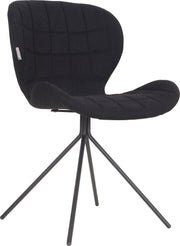 Zuiver Esszimmerstuhl OMG in Schwarz