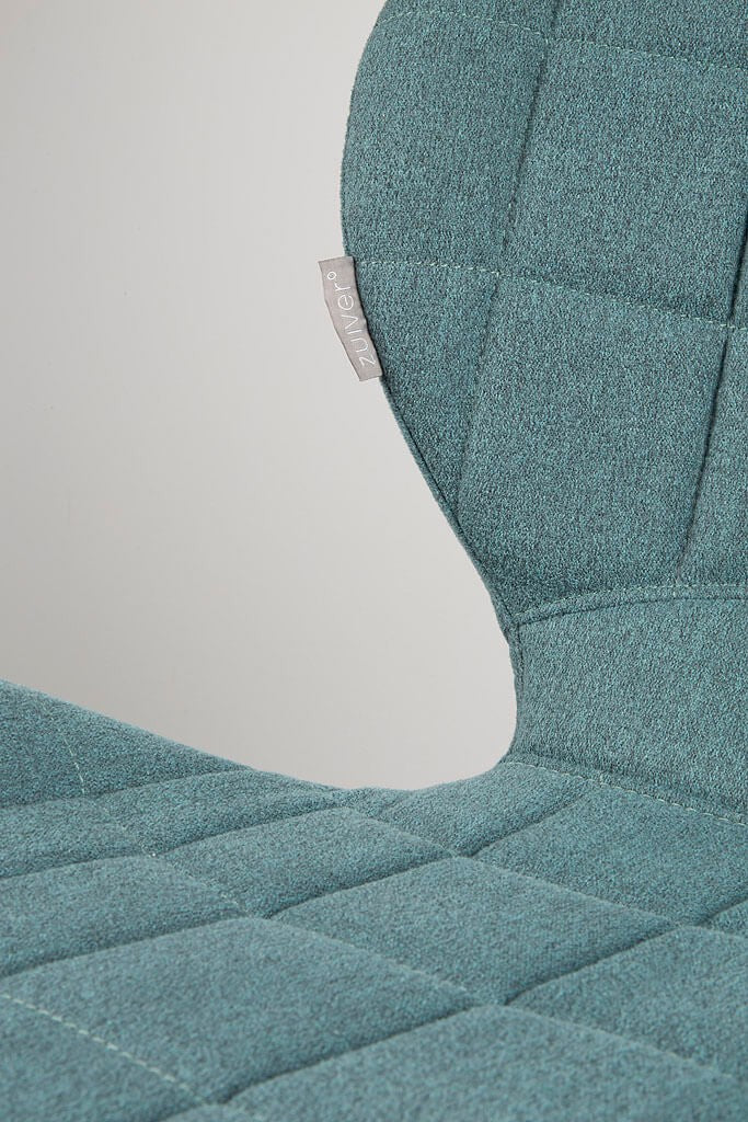 Zuiver Esszimmerstuhl OMG in Blau Detail Bezug