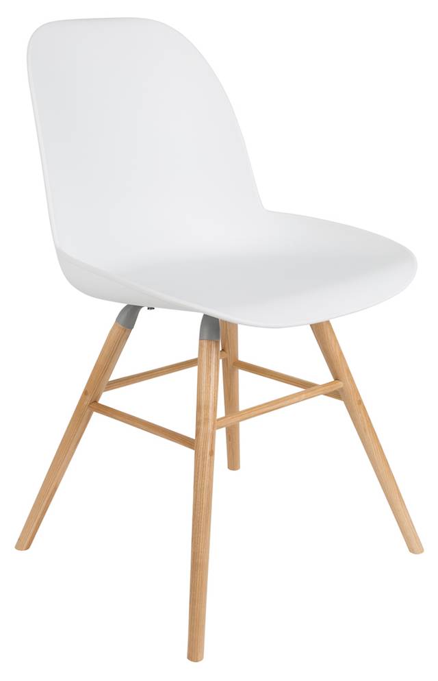 Esszimmerstuhl ALBERT KUIP in Weiß - Designerstuhl von ZUIVER