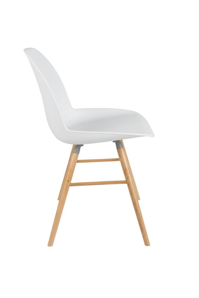 Esszimmerstuhl ALBERT KUIP in Weiß - Designerstuhl von ZUIVER
