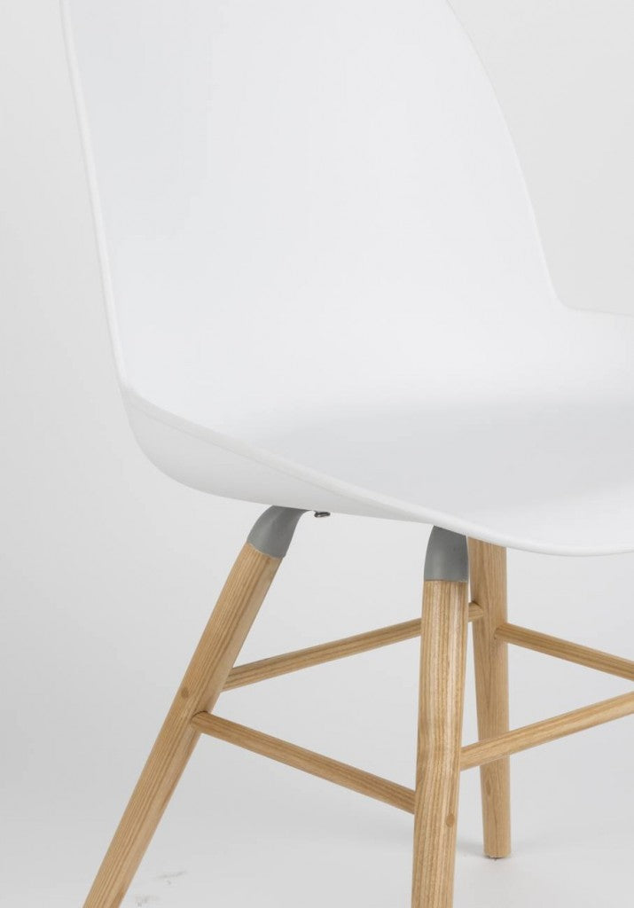Esszimmerstuhl ALBERT KUIP in Weiß - Designerstuhl von ZUIVER