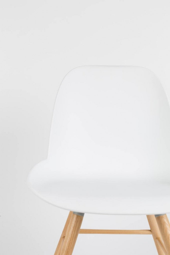 Esszimmerstuhl ALBERT KUIP in Weiß - Designerstuhl von ZUIVER