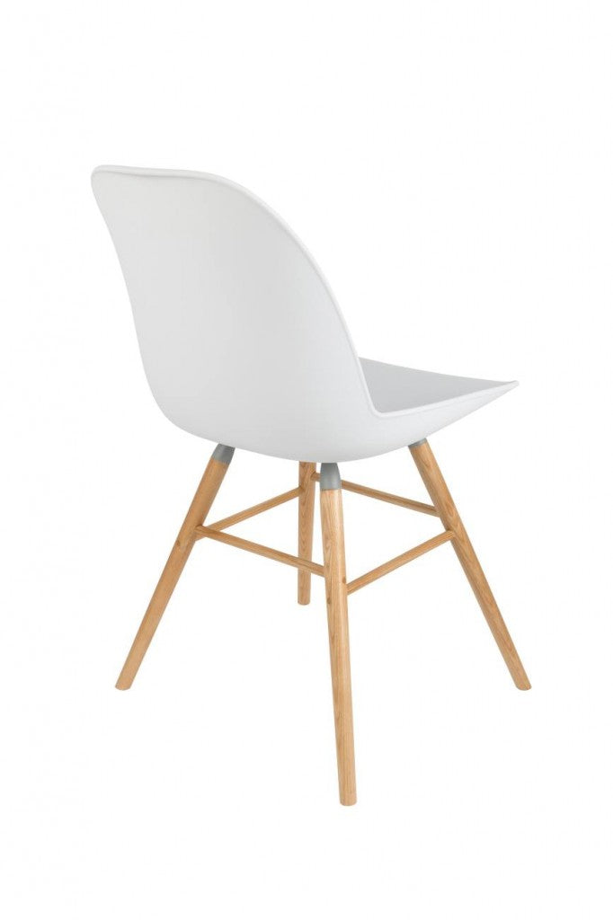 Esszimmerstuhl ALBERT KUIP in Weiß - Designerstuhl von ZUIVER