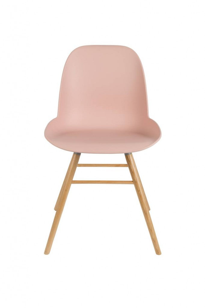 Esszimmerstuhl ALBERT KUIP in Rosa - Designerstuhl von ZUIVER