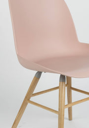 Esszimmerstuhl ALBERT KUIP in Rosa - Designerstuhl von ZUIVER