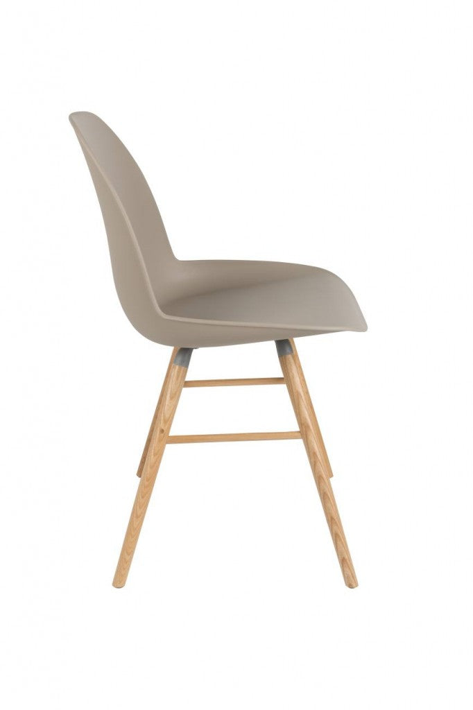 Esszimmerstuhl ALBERT KUIP in Taupe - Designerstuhl von ZUIVER