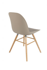Esszimmerstuhl ALBERT KUIP in Taupe - Designerstuhl von ZUIVER
