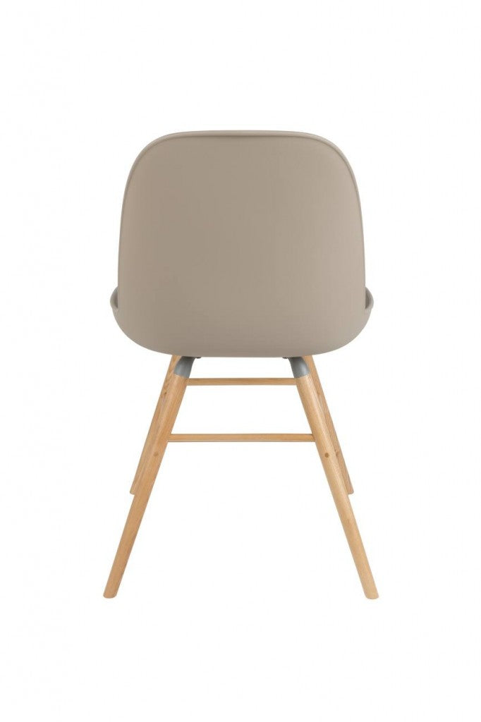 Esszimmerstuhl ALBERT KUIP in Taupe - Designerstuhl von ZUIVER