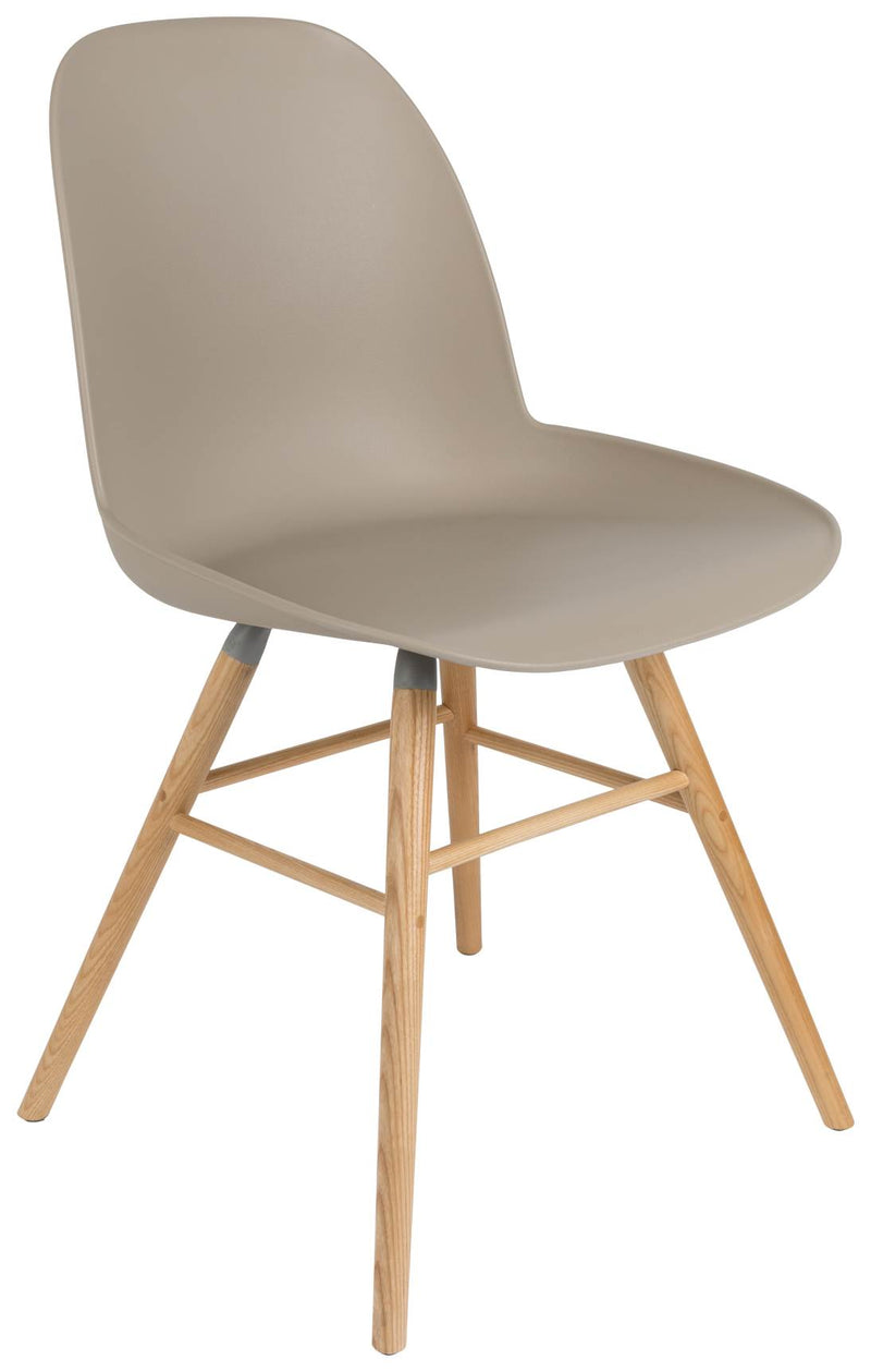 Esszimmerstuhl ALBERT KUIP in Taupe - Designerstuhl von ZUIVER