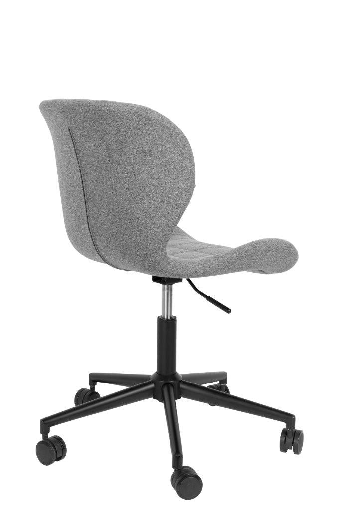 ZUIVER Bürostuhl OMG OFFICE Stoff Hellgrau