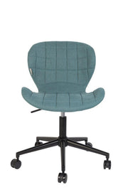 ZUIVER Bürostuhl OMG OFFICE Stoff Blau