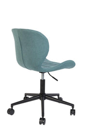 ZUIVER Bürostuhl OMG OFFICE Stoff Blau