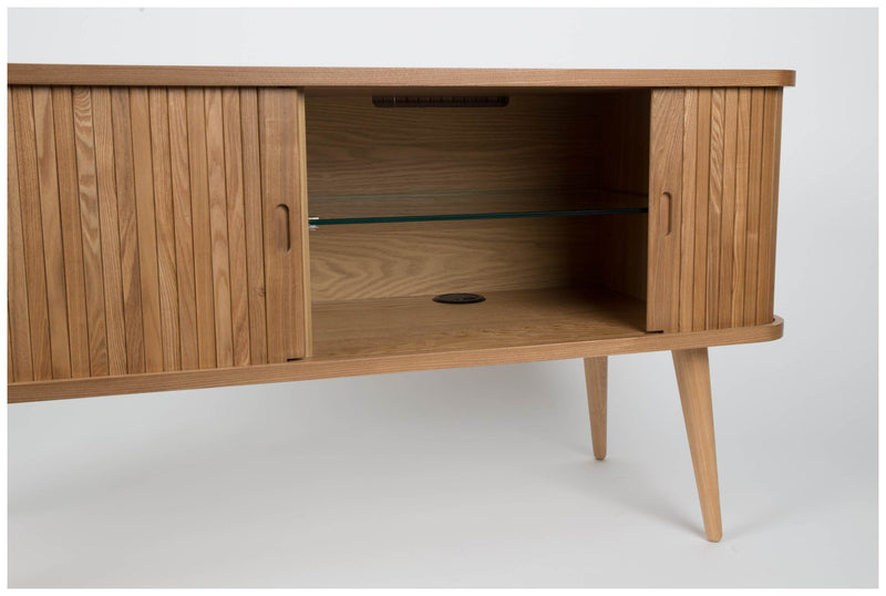 Sideboard BARBIER von ZUIVER mit Rollo Schiebetüren