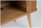 Sideboard BARBIER von ZUIVER mit Rollo Schiebetüren