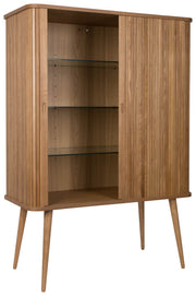 Schrank Kommode BARBIER von ZUIVER mit Rollo Schiebetüren