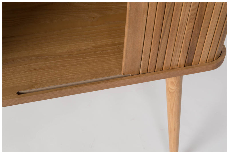 Schrank Kommode BARBIER von ZUIVER mit Rollo Schiebetüren
