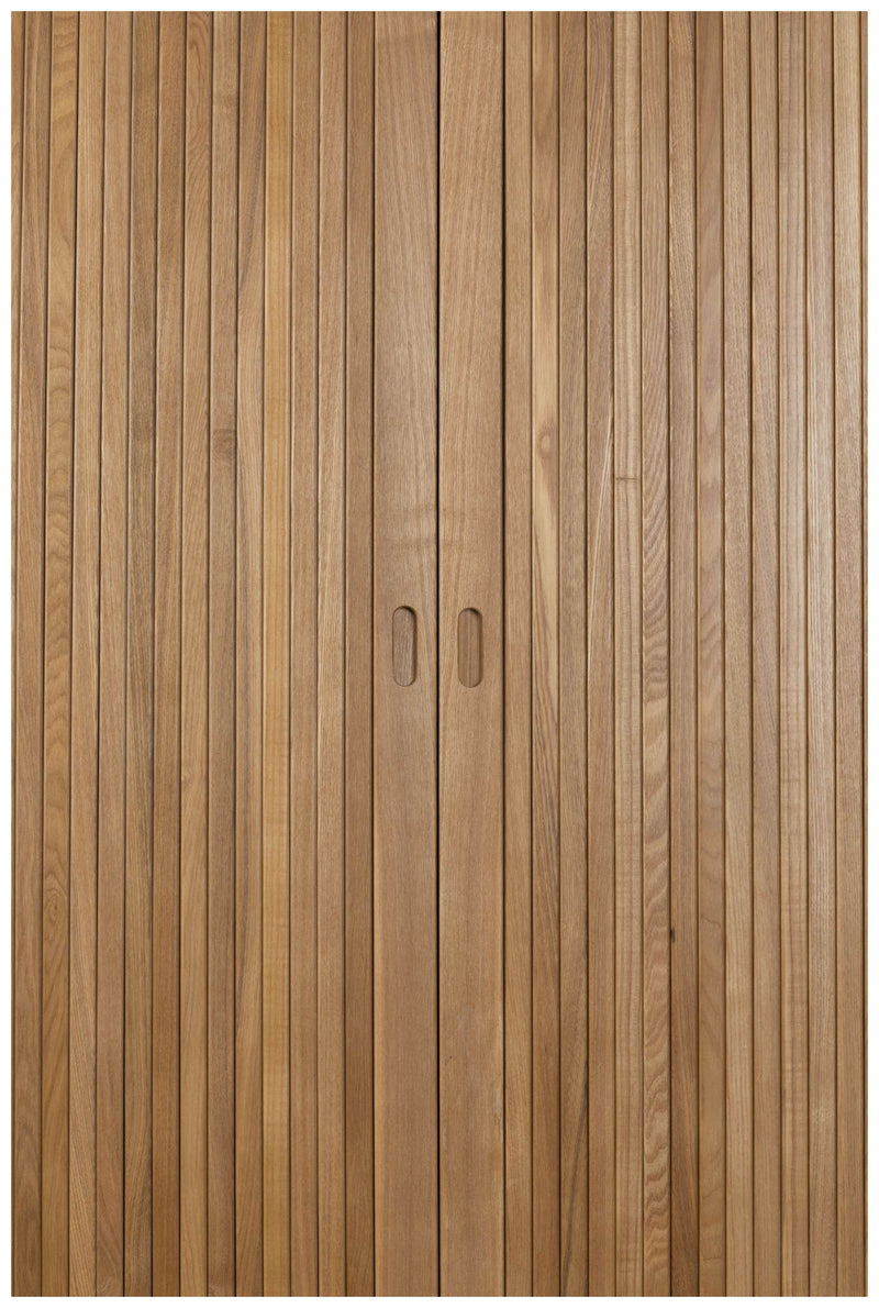 Schrank Kommode BARBIER von ZUIVER mit Rollo Schiebetüren