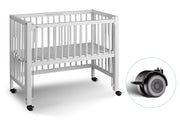 Anstellbett Beistellbett SOPHIE von tiSsi® Stubenbett Buche weiß