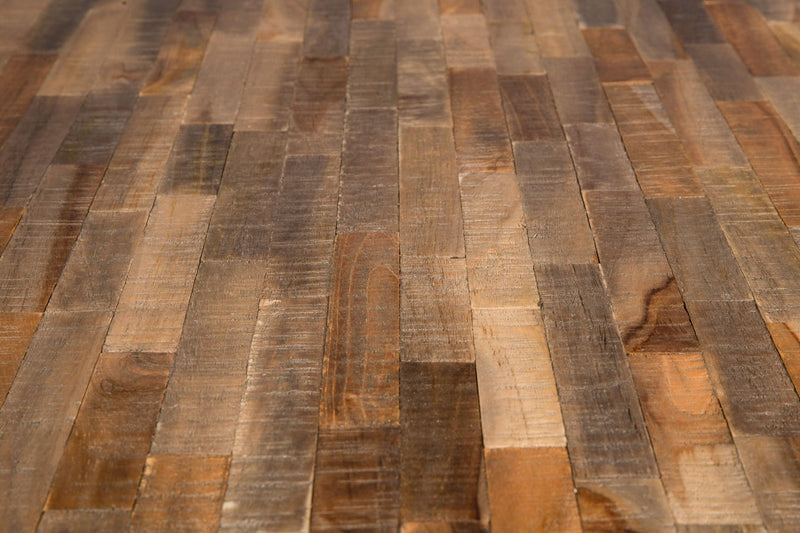 Runder Esstisch MO 110 cm - recycled Teak für ein gemütliches Ambiente