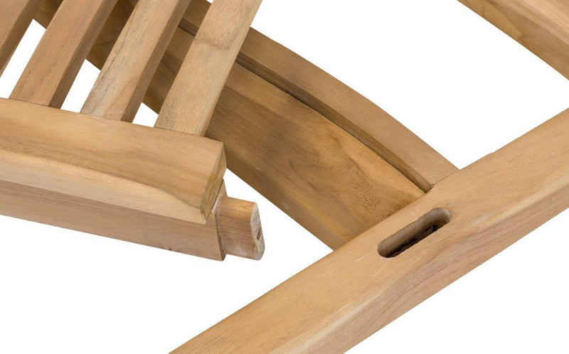 Stabile XXL Gartenbank Kingsbury mit Armlehne 220 cm in Premium Teak