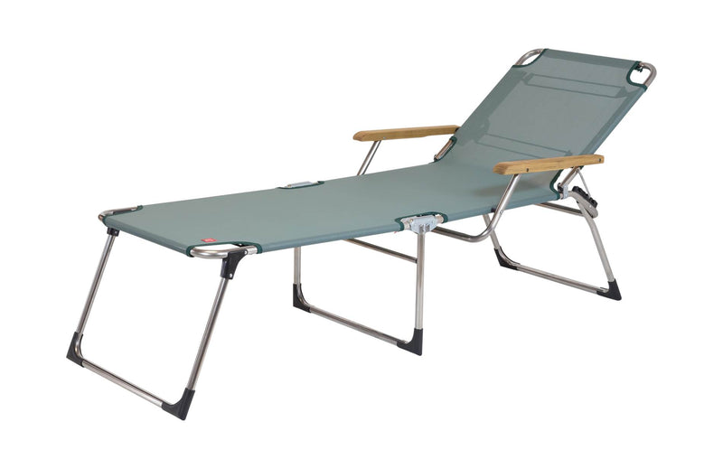 Amigo 40 Plus mit ARMLEHNE Salbei Sonnenliege Gartenliege Jan Kurtz