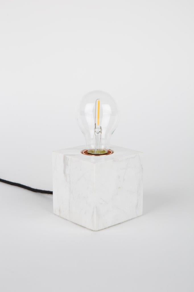 BOLCH MARPLE WHITE Tischleuchte von ZUIVER aus Marmor