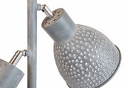 Tischleuchte ZEEF mit 2 Schirmen kleine Stehleuchte Iron Grey