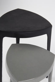 Beistelltisch Set TIGA von ZUIVER aus Aluminiumguss