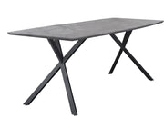 Esstisch HENK 190 x 90 cm Tischplatte in Beton Optik