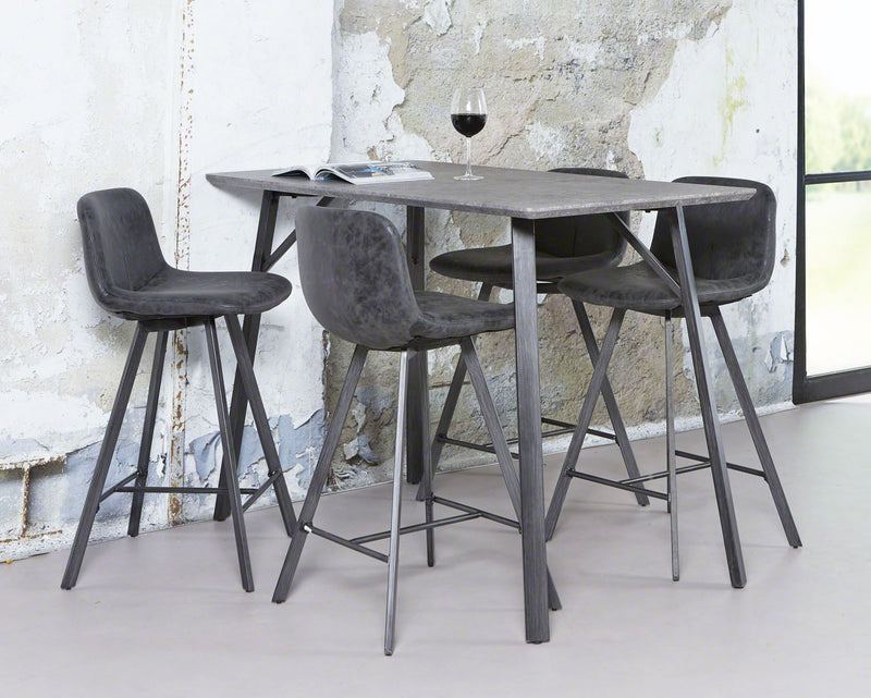 Bartisch JAN 140 x 70 cm Tischplatte in Beton Optik