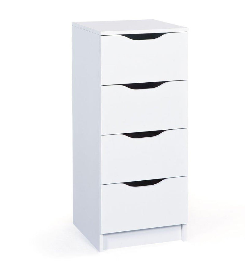Kommode WESTPHALEN 4 Weiß mit 4 Schubläden