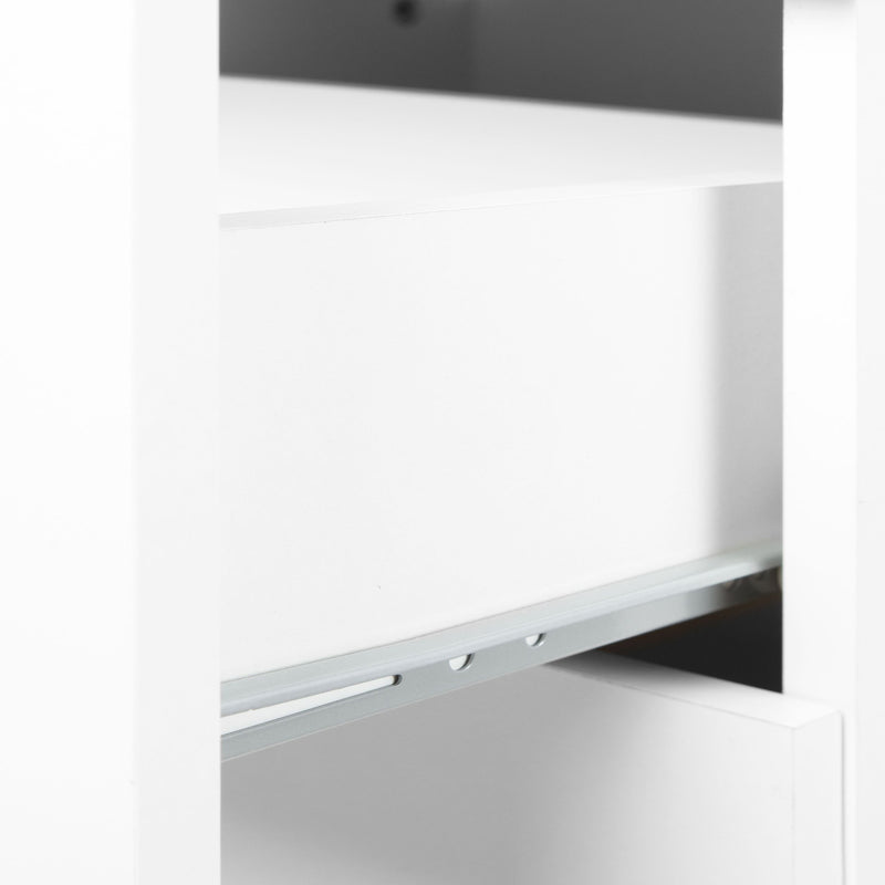 Kommode WESTPHALEN 4 in Weiß mit 4 Schubladen, 41x41x92 cm