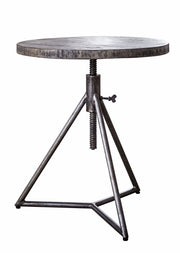 Beistelltisch RIFT 50 cm Mangoholz lehmbraun Antik-Look