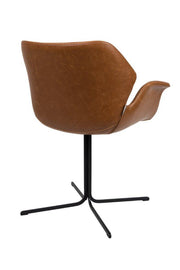 Esszimmerstuhl NIKKI ALL BROWN von ZUIVER 