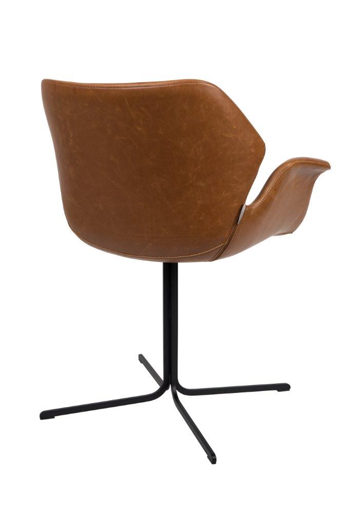 Esszimmerstuhl NIKKI ALL BROWN von ZUIVER 