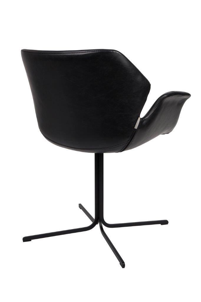 Esszimmerstuhl NIKKI ALL BLACK von ZUIVER 