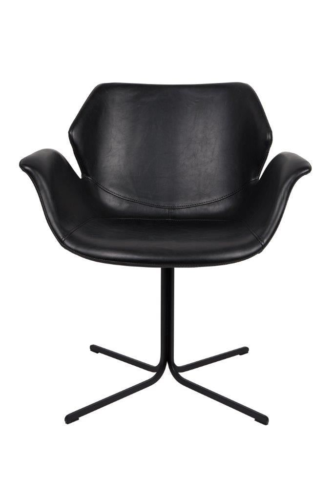 Esszimmerstuhl NIKKI ALL BLACK von ZUIVER 