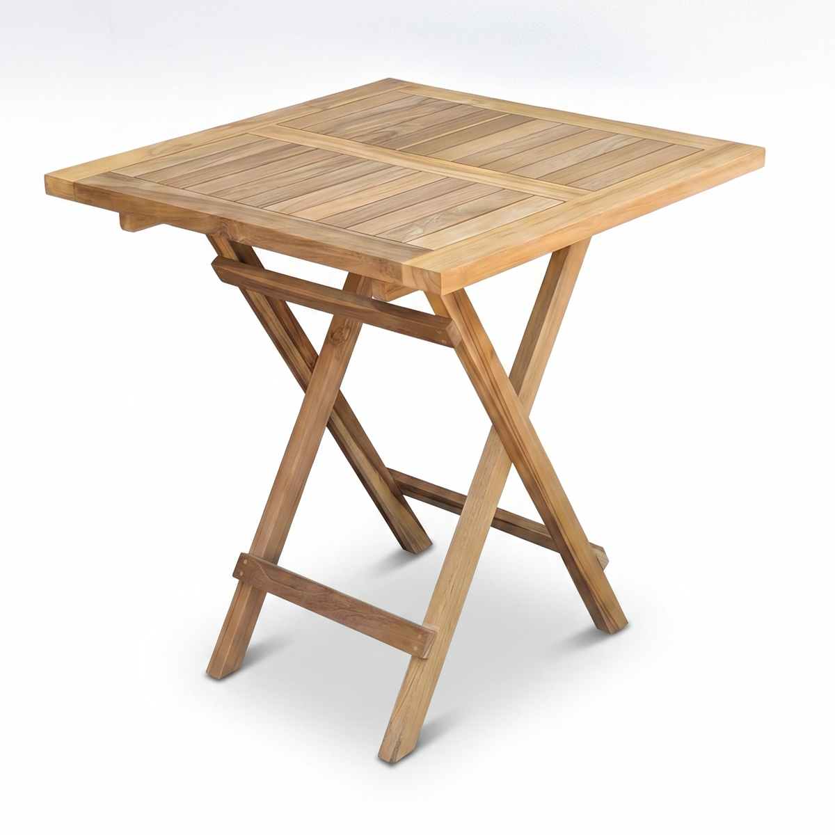 Klapptisch Gartentisch 60 x 60 cm in Premium Teak — Trendmöbel24