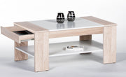 Couchtisch FINLEY PLUS 100 x 58  Sonoma Eiche / Weiß