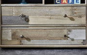 Vitrine BONANZA mit LED Beleuchtung - Driftwood Nachbildung
