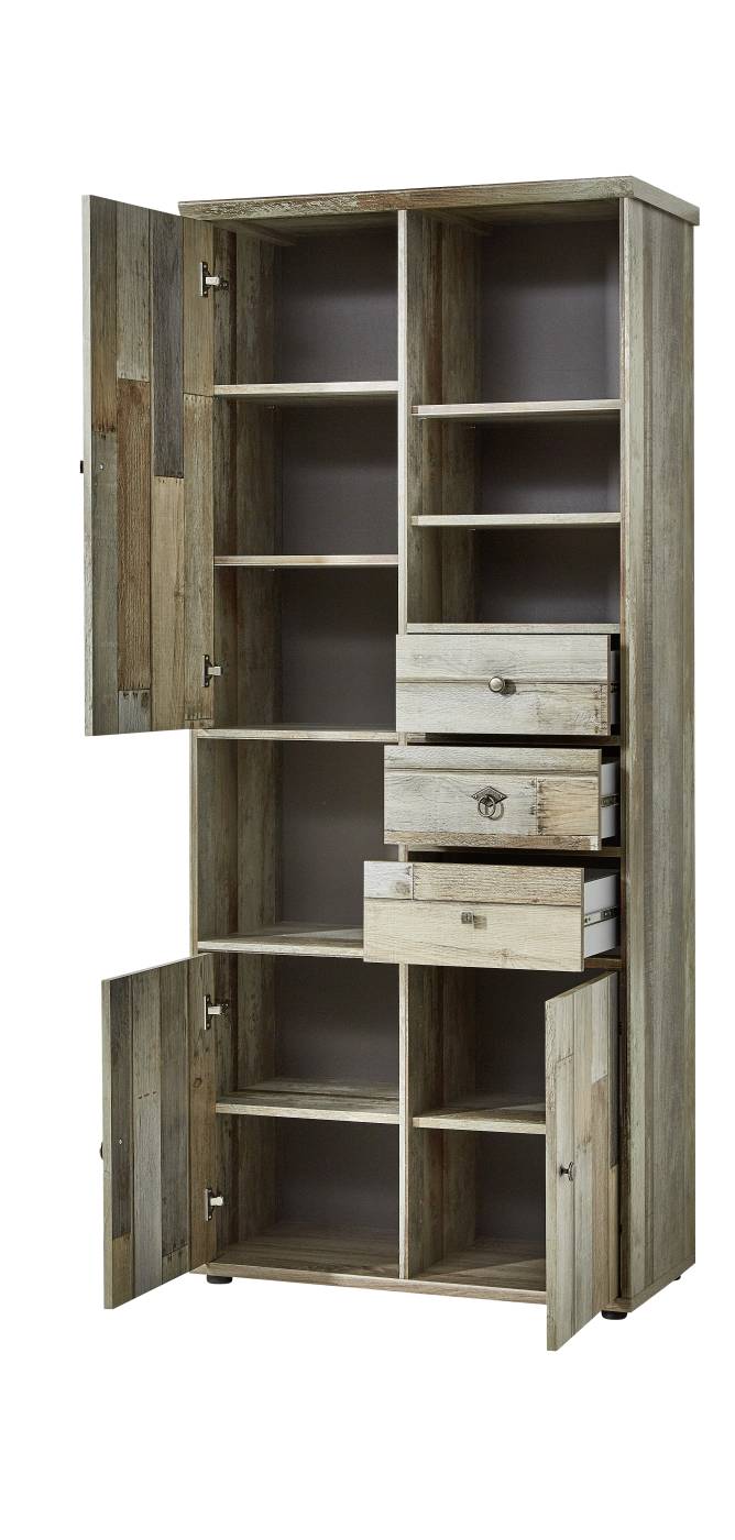 Vintage Schrank BONANZA - Driftwood Nachbildung