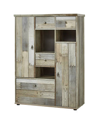 Highboard BONANZA - Driftwood Nachbildung