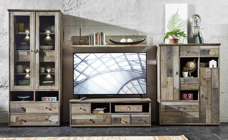 TV Lowboard BONANZA 130 cm - Driftwood Nachbildung