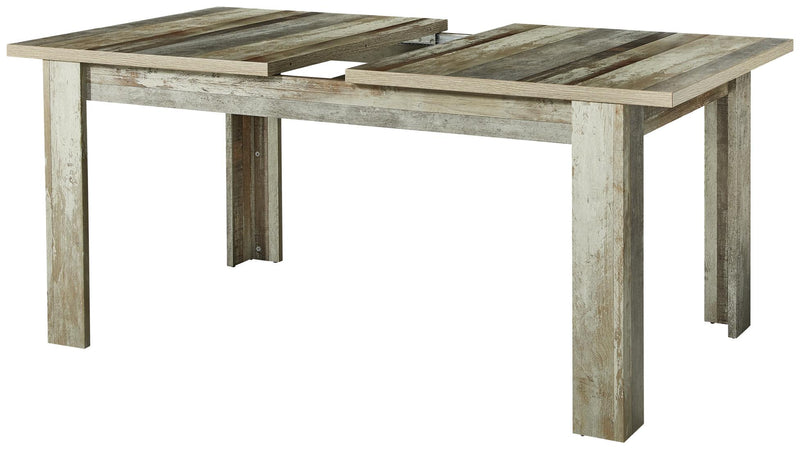 Esstisch BONANZA 160 x 90 cm ausziehbar - Driftwood Nachbildung