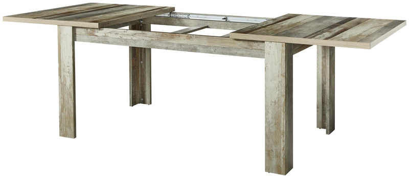 Esstisch BONANZA 160 x 90 cm ausziehbar - Driftwood Nachbildung