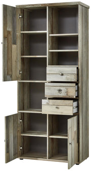 Wohnwand Wohnzimmerschrank BONANZA DD81 - Driftwood Nachbildung