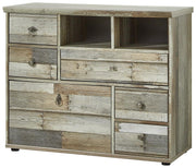 Wohnwand Wohnzimmerschrank BONANZA DD81 - Driftwood Nachbildung