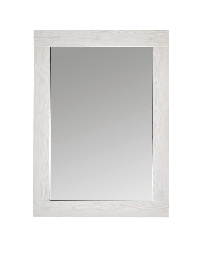 Spiegel ANTWERPEN 65 x 90 cm Lärche weiß Nachbildung
