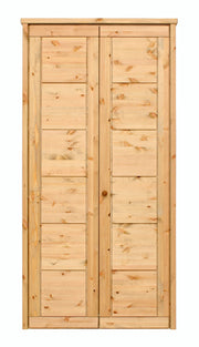 Kleiderschrank VITA SK289 2 Türen mit Kassetten-Front Kiefer massiv