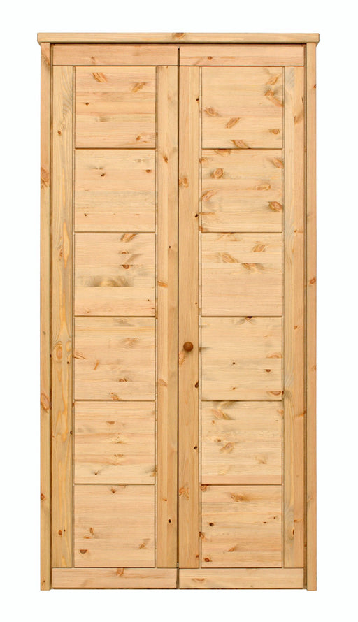 Kleiderschrank VITA SK289 2 Türen mit Kassetten-Front Kiefer massiv